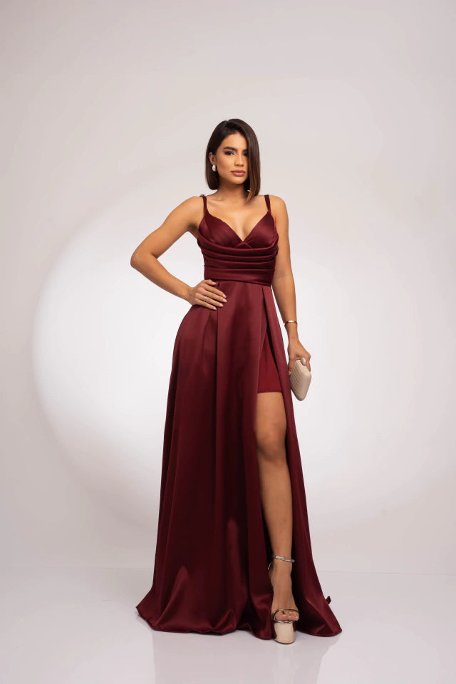 Vestido De Festa Modelo Ivy Ref 058