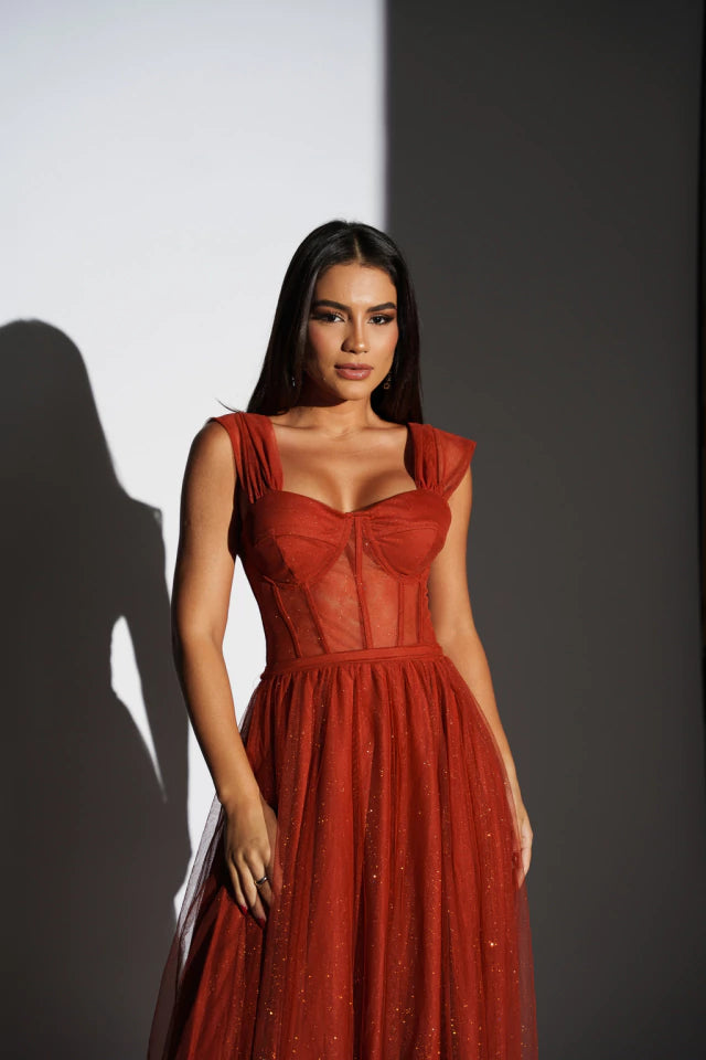 Vestido de Festa Modelo Perla Ref B470