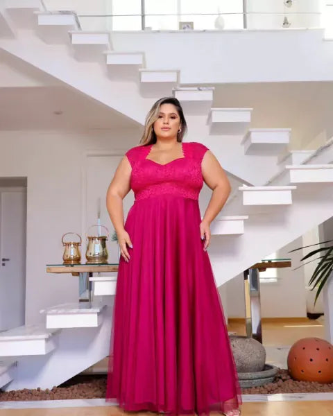 Vestido de festa modelo Amélia