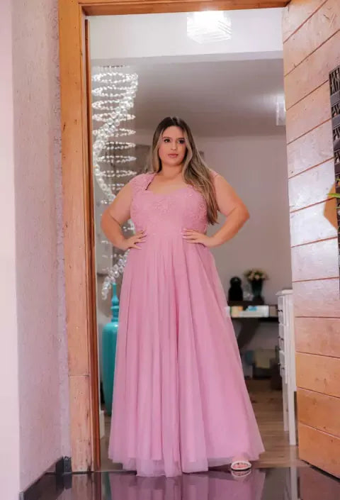 Vestido de festa modelo Amélia