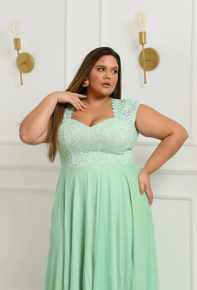 Vestido de festa modelo Amélia