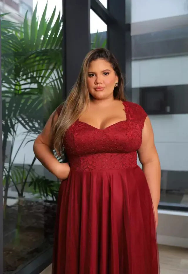Vestido de festa modelo Amélia