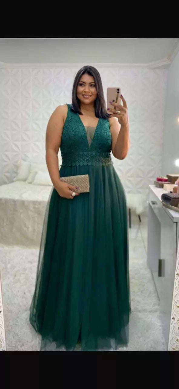 Vestido de festa modelo dandara