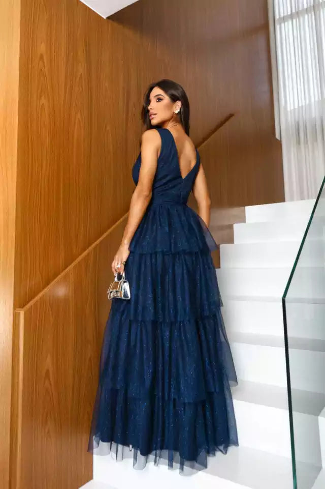 Vestido de Festa Modelo Jheniffer Ref 015
