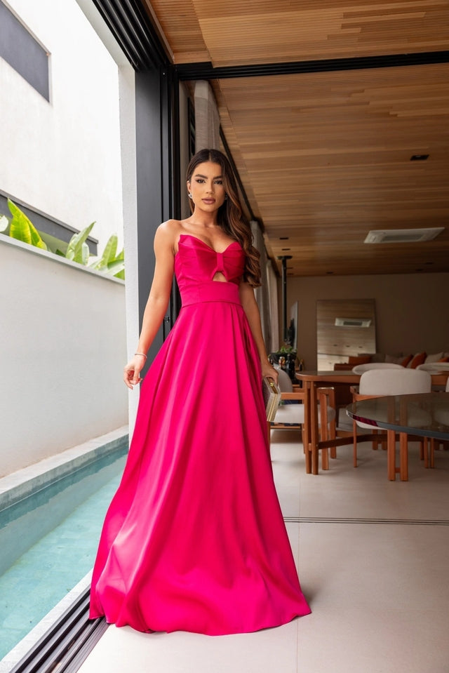 Vestido de Festa Modelo Lindsay Ref J090