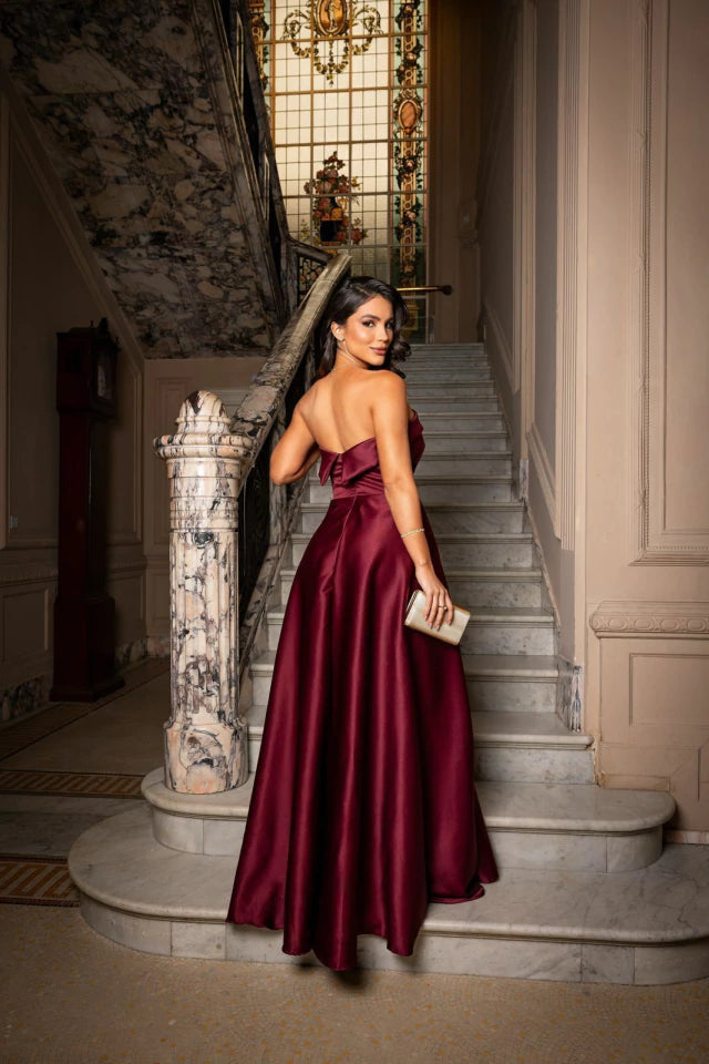 Vestido de Festa Modelo Ana Castela Ref J092